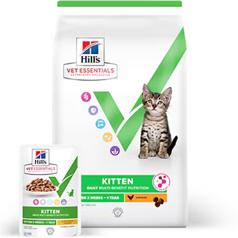Multi-Benefit Hill's Kitten Cat Food Packshot