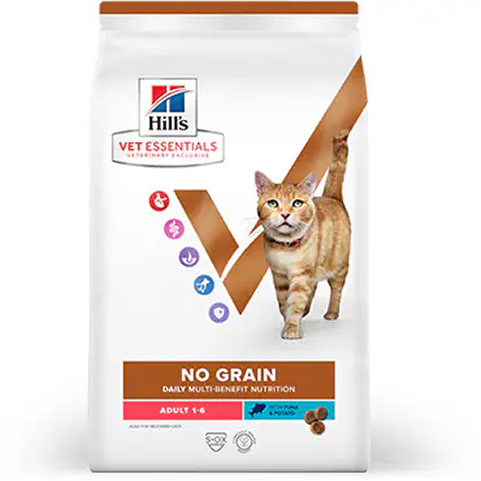 Multi-Benefit No Grain Hill's Cat Food Packshot