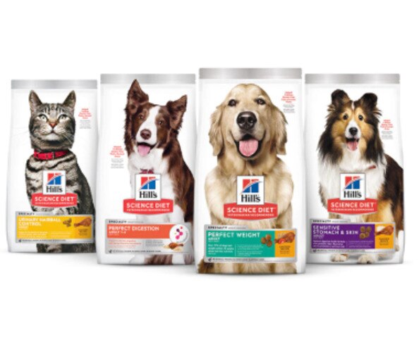 Science light and perfect weight dog food