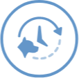 dog and clock icon