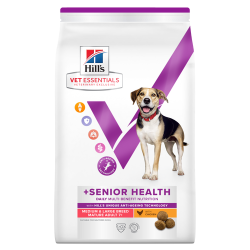 MULTI-BENEFIT + SENIOR HEALTH Mature Adult 7+ Medium & Large tørfoder ...